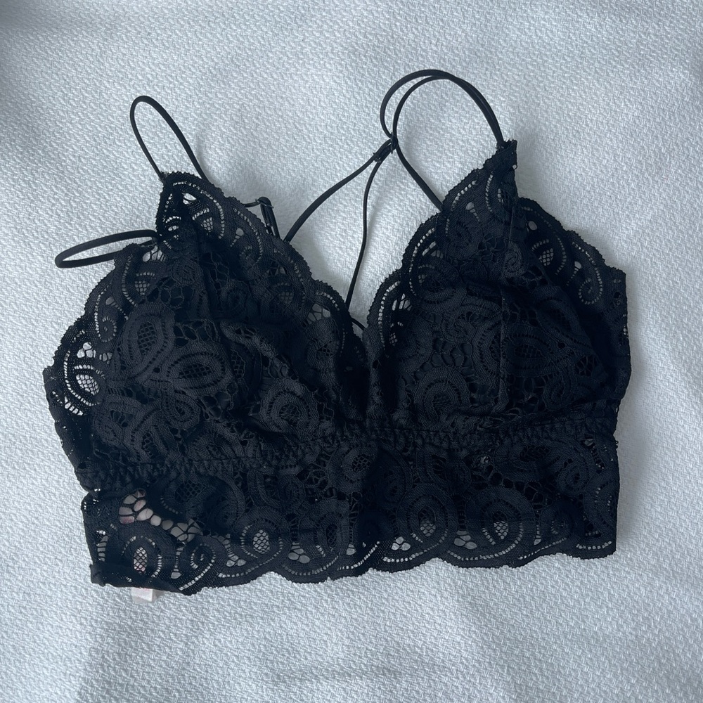 Victoria’s Secret Pink criss cross bralette size Large